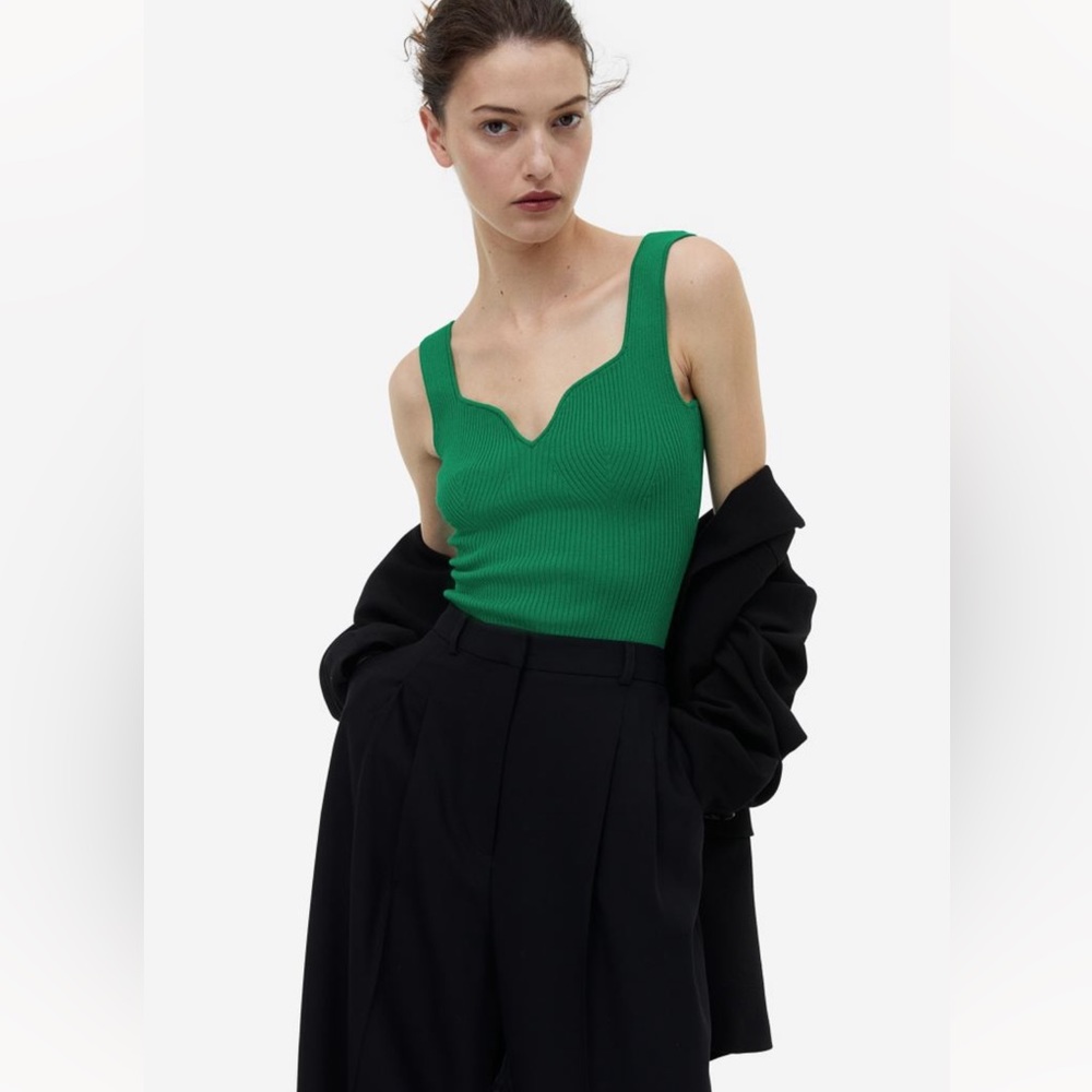 Rib-knit Tank Top